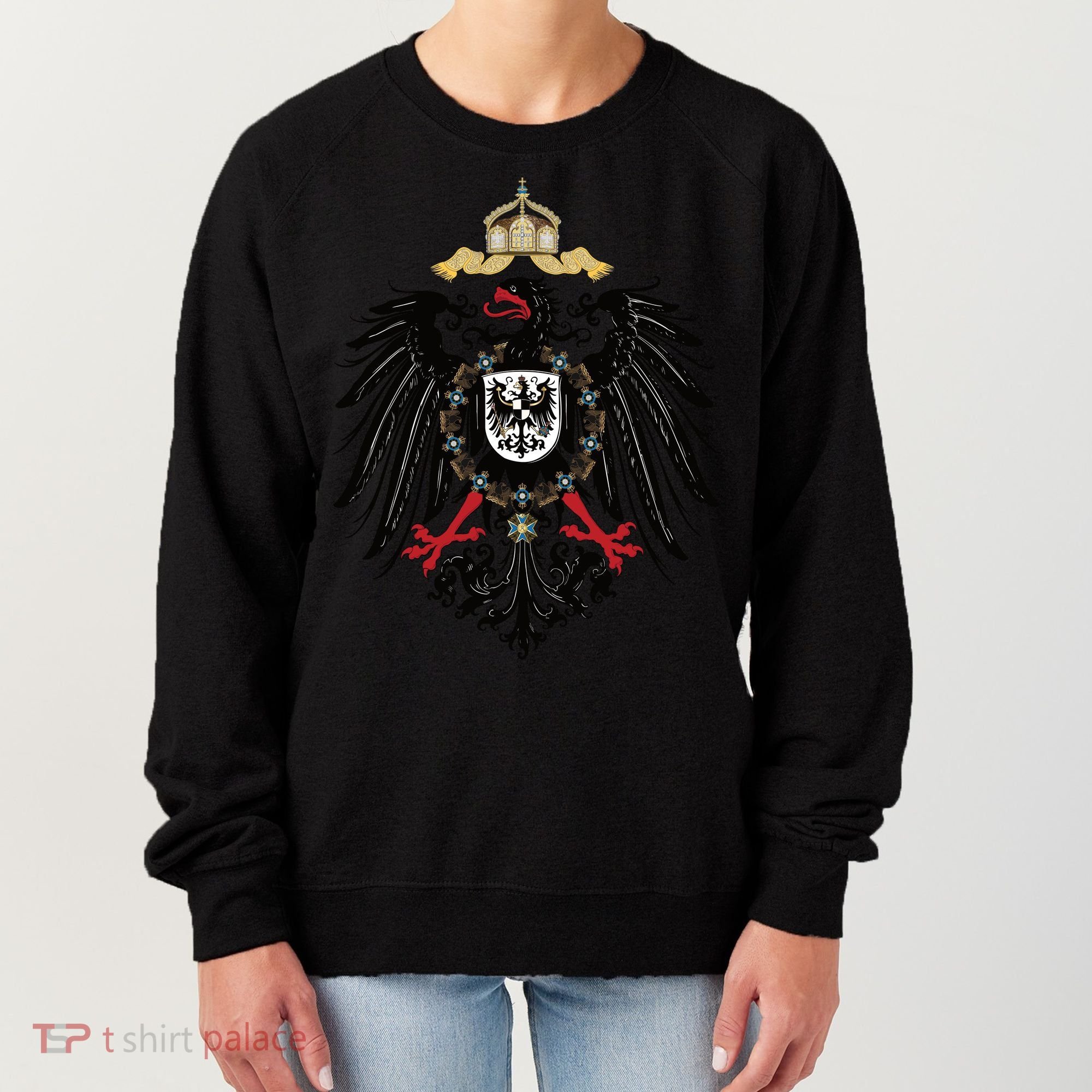 Coat Of Arms German Empire Imperial Eagle 1889 Women's Sweatshirt