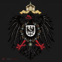 Coat Of Arms German Empire Imperial Eagle 1889 Coaster thumb 2