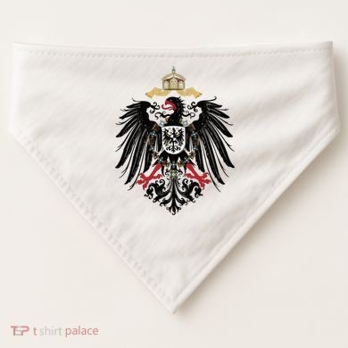 Coat Of Arms German Empire Imperial Eagle 1889 USA-Made Doggie Bandana