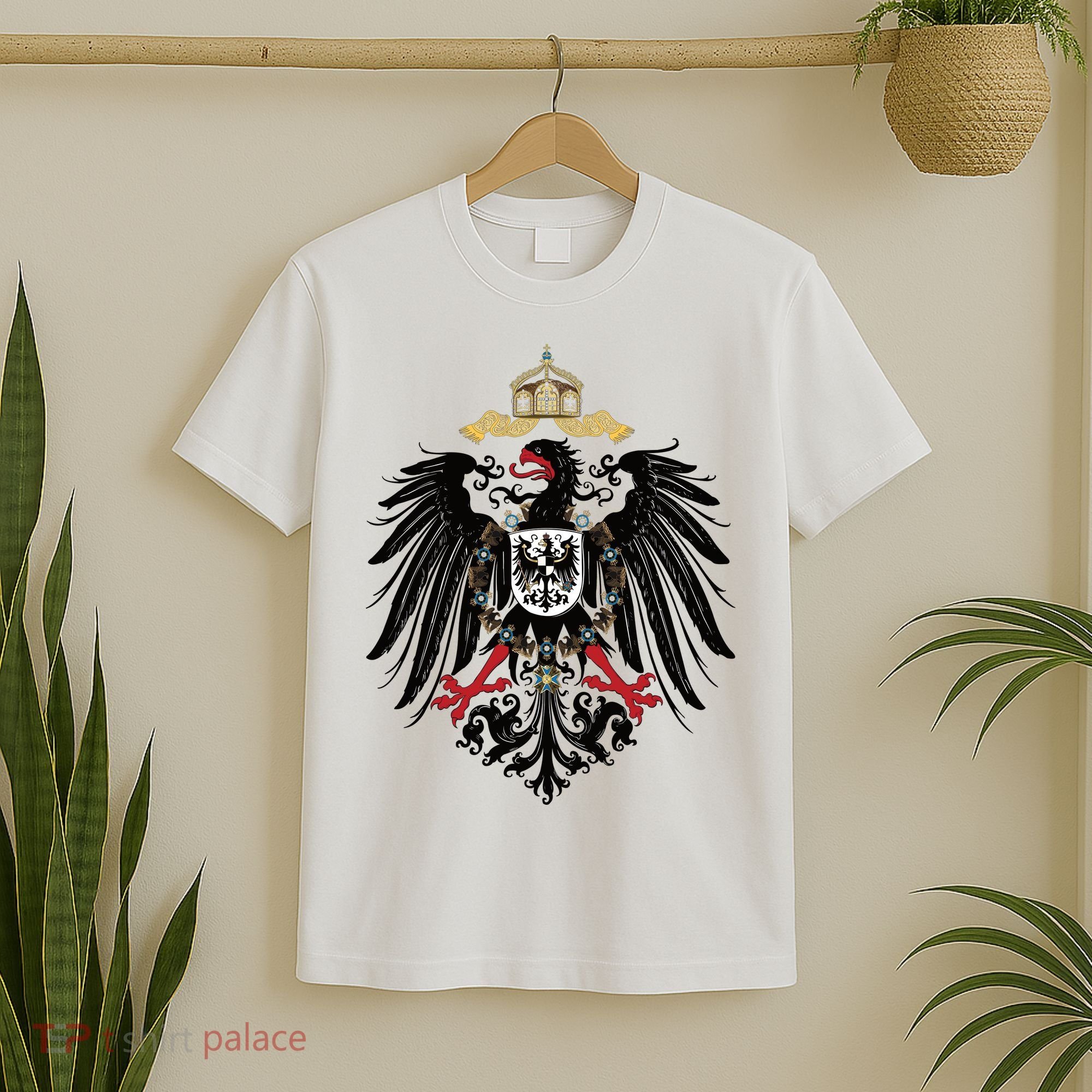 Coat Of Arms German Empire Imperial Eagle 1889 T-Shirt