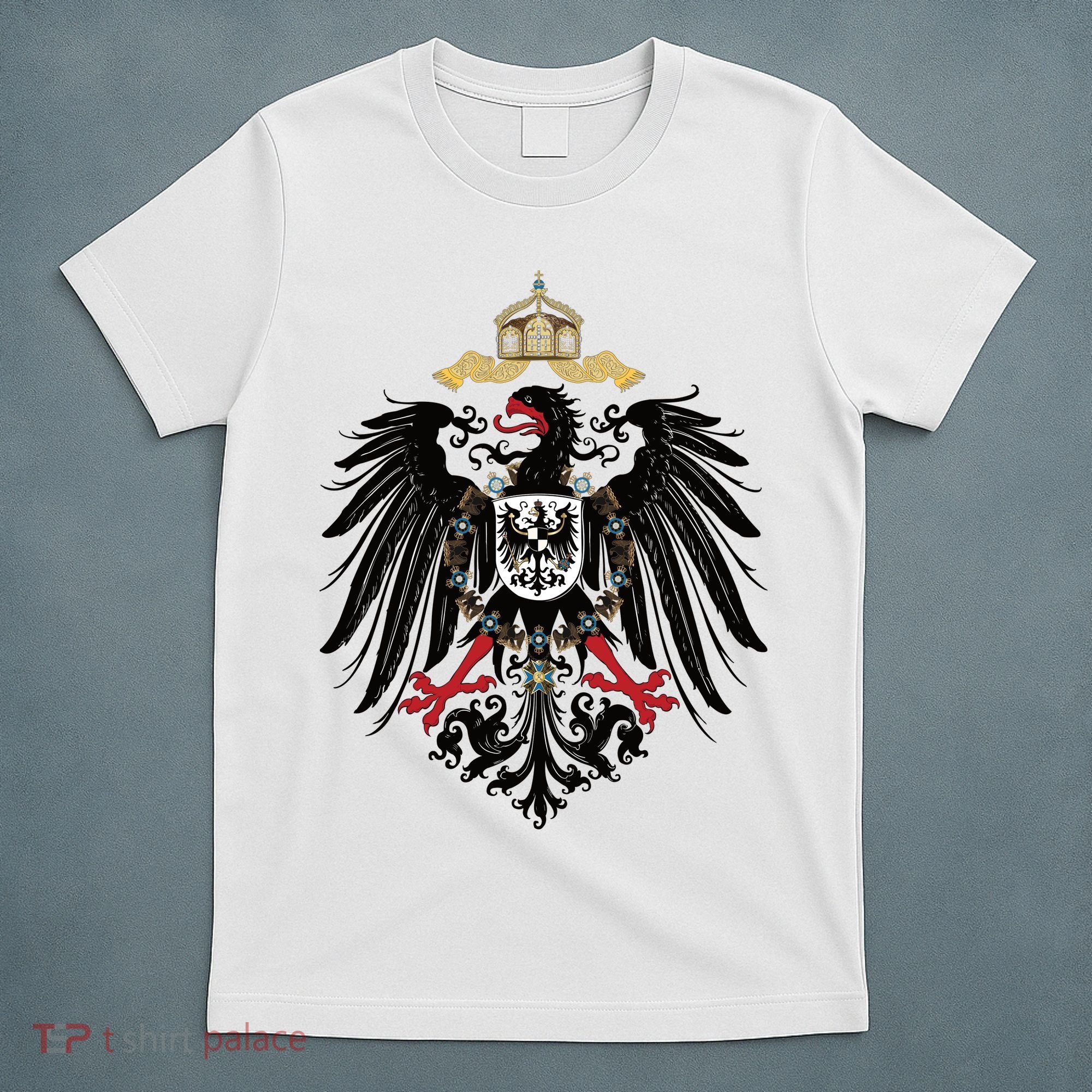 Coat Of Arms German Empire Imperial Eagle 1889 T-Shirt