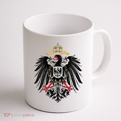 Coat Of Arms German Empire Imperial Eagle 1889 Coffee Mug back