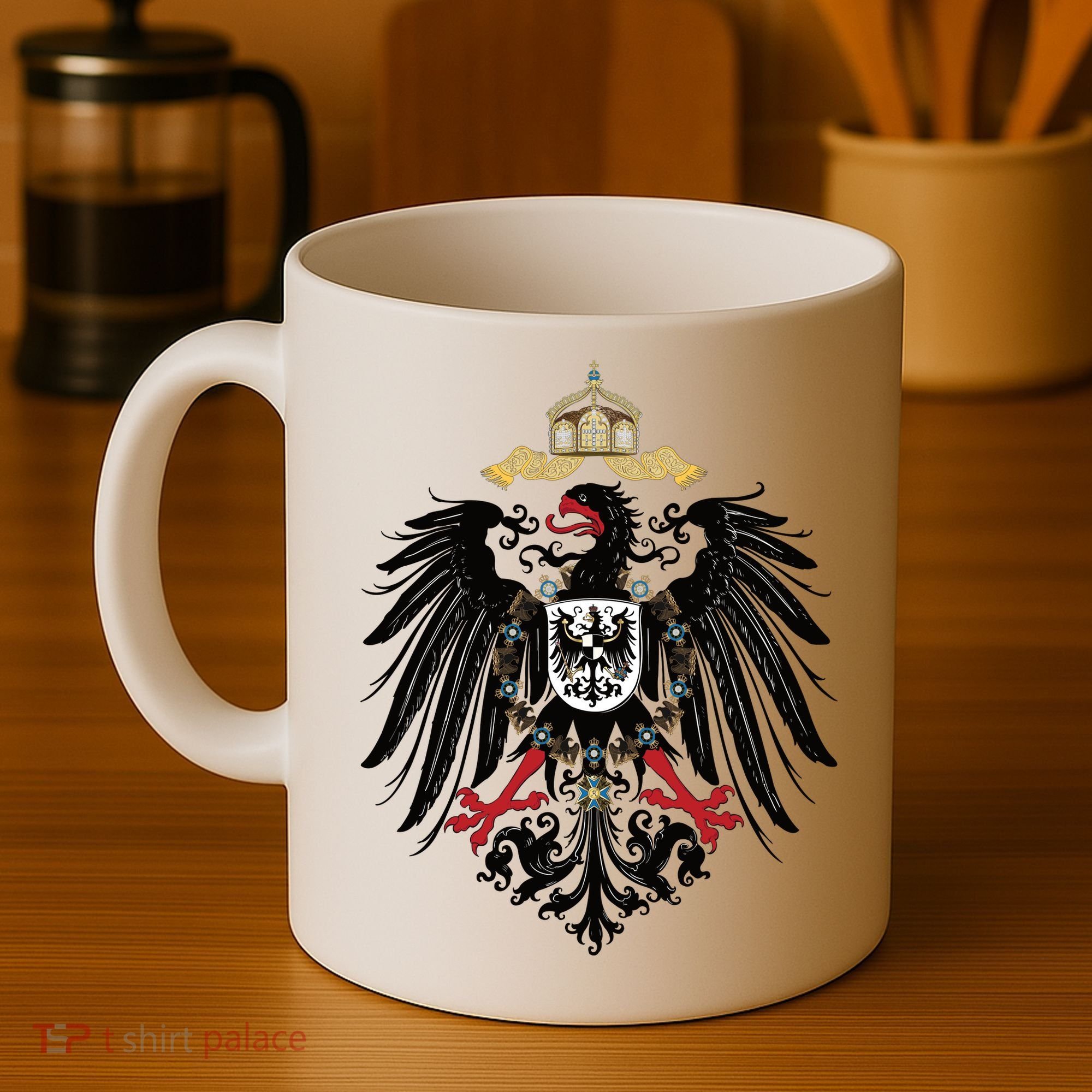 Coat Of Arms German Empire Imperial Eagle 1889 Coffee Mug