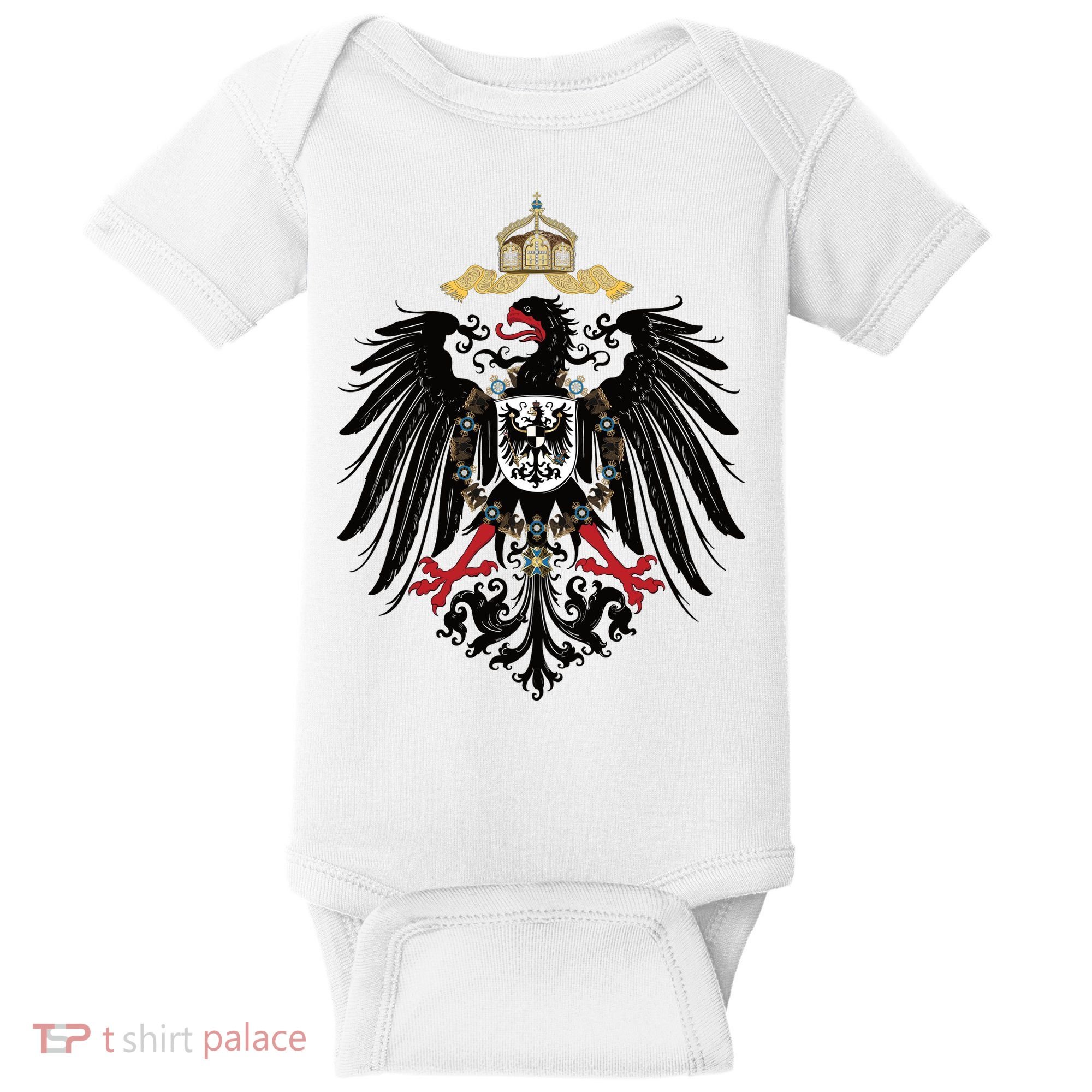 Coat Of Arms German Empire Imperial Eagle 1889 Baby Bodysuit