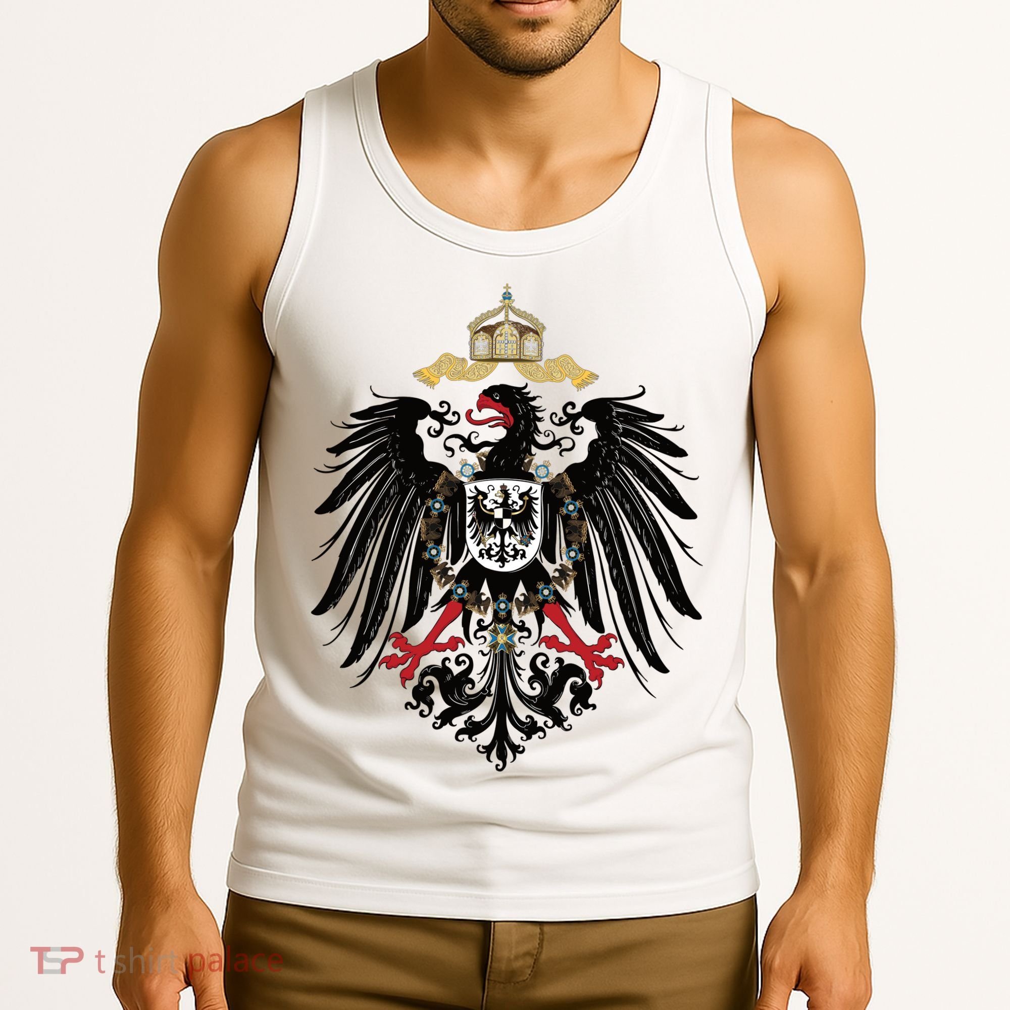 Coat Of Arms German Empire Imperial Eagle 1889 Tank Top