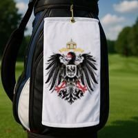 Coat Of Arms German Empire Imperial Eagle 1889 Golf Towel thumb 2