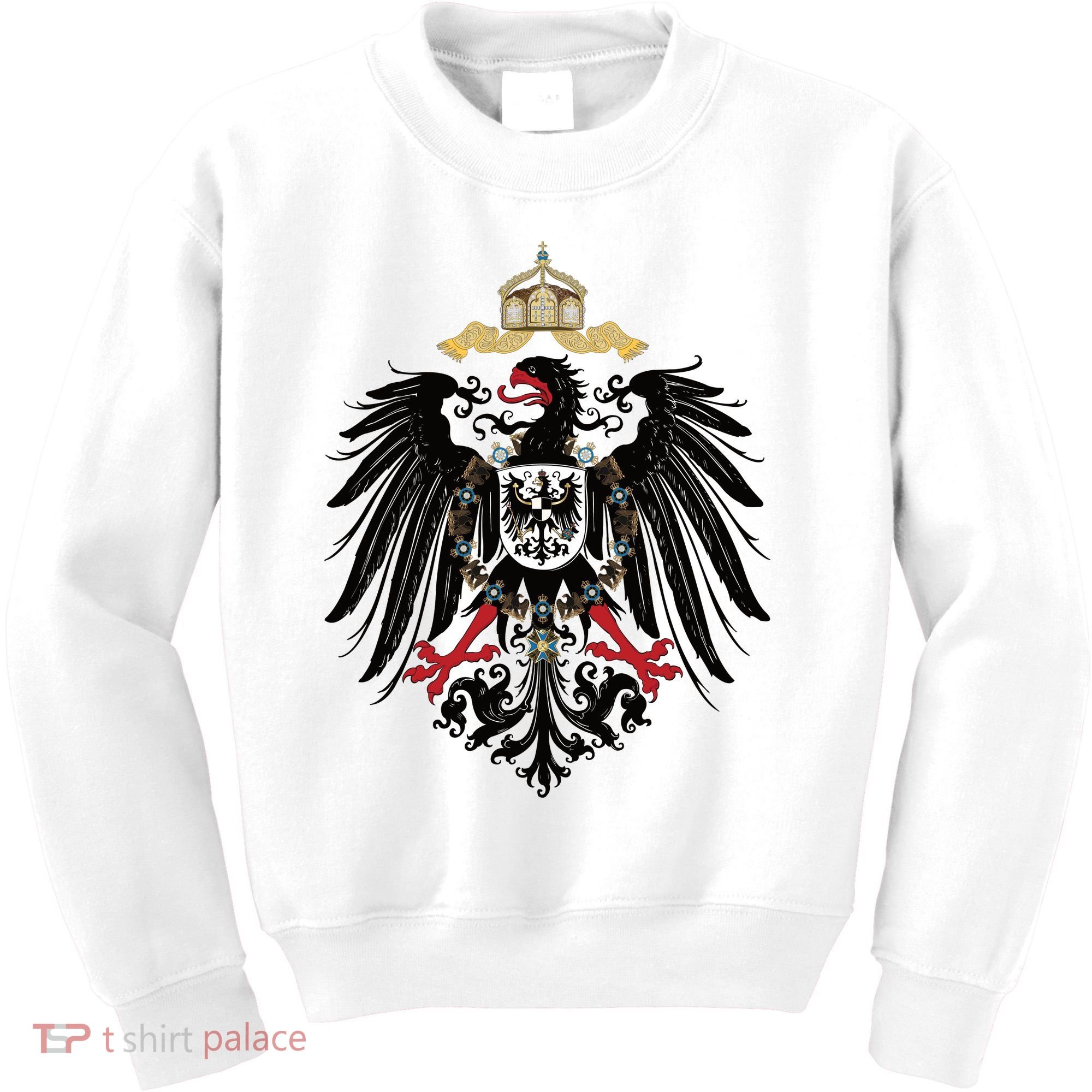 Coat Of Arms German Empire Imperial Eagle 1889 Kids Sweatshirt