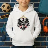 Coat Of Arms German Empire Imperial Eagle 1889 Kids Hoodie thumb 2
