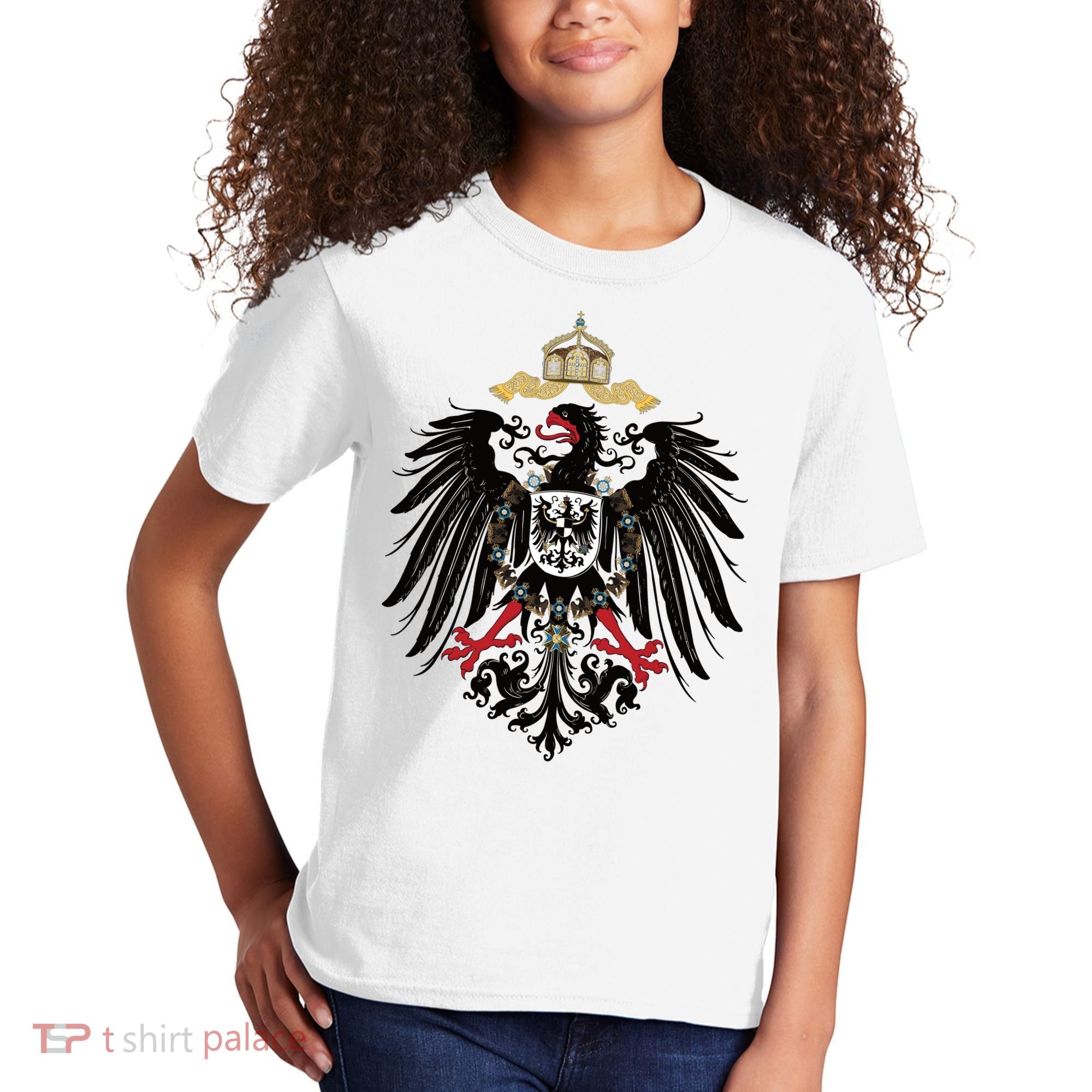 Coat Of Arms German Empire Imperial Eagle 1889 Kids T-Shirt