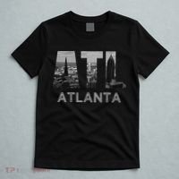 City Of Atlanta Georgia Skyline Cityscape Downtown ATL Home T-Shirt thumb 5