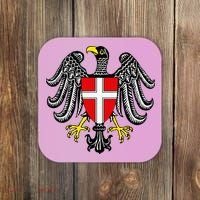 Coat Of Arms Of Vienna Austria Coaster thumb 0
