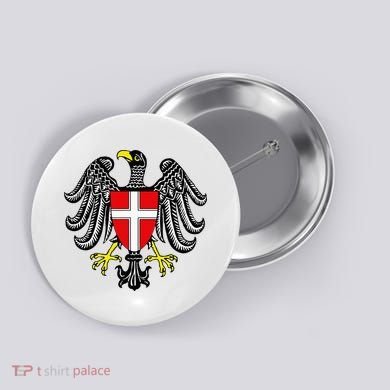 Coat Of Arms Of Vienna Austria Button