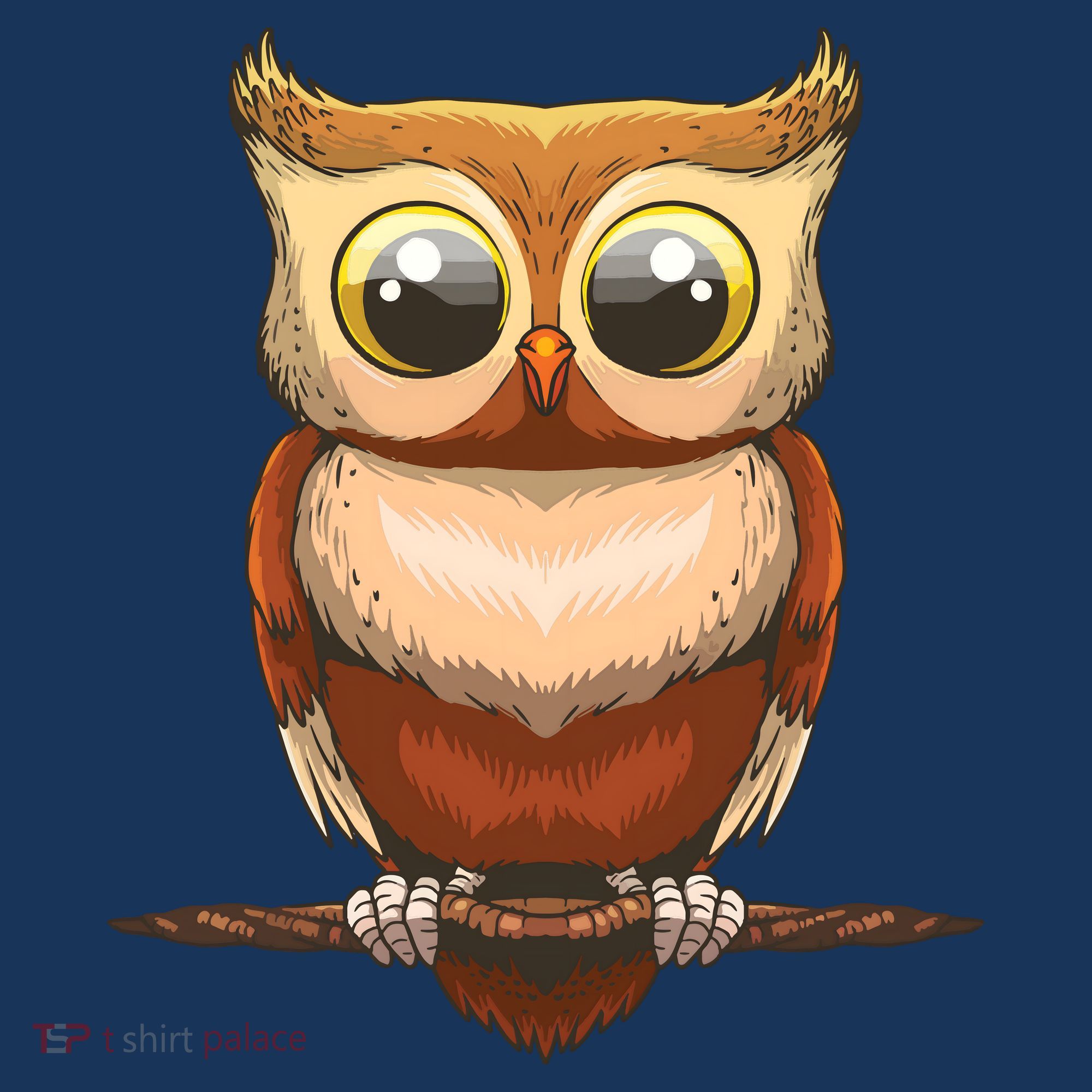 Cute Owl Art For Men Women Boy Girl Owl Lovers T-Shirt
