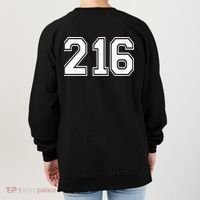 Cleveland Ohio Area Code 216 Front And Back Women's Sweatshirt thumb 1