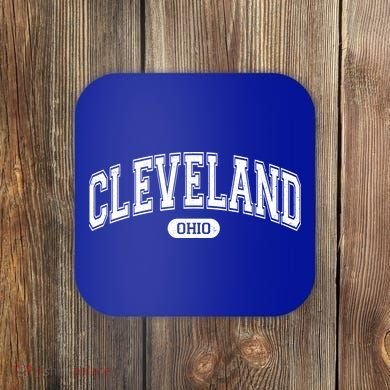 Cleveland Ohio Area Code 216 Front And Back Coaster