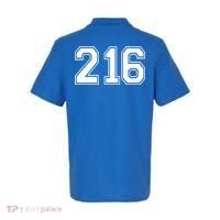 Cleveland Ohio Area Code 216 Front And Back Polo thumb 1