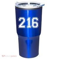Cleveland Ohio Area Code 216 Front And Back Tumbler thumb 1