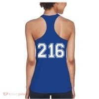 Cleveland Ohio Area Code 216 Front And Back Women's Tank Top thumb 1