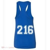 Cleveland Ohio Area Code 216 Front And Back Women's Tank Top thumb 4