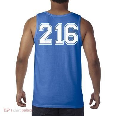 Cleveland Ohio Area Code 216 Front And Back Tank Top back