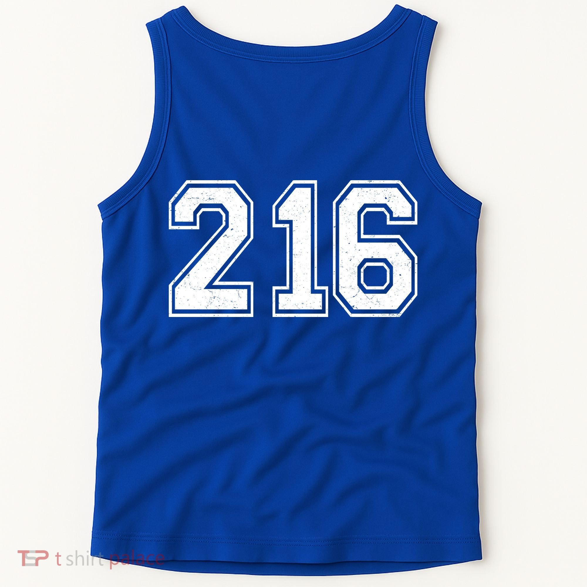 Cleveland Ohio Area Code 216 Front And Back Tank Top