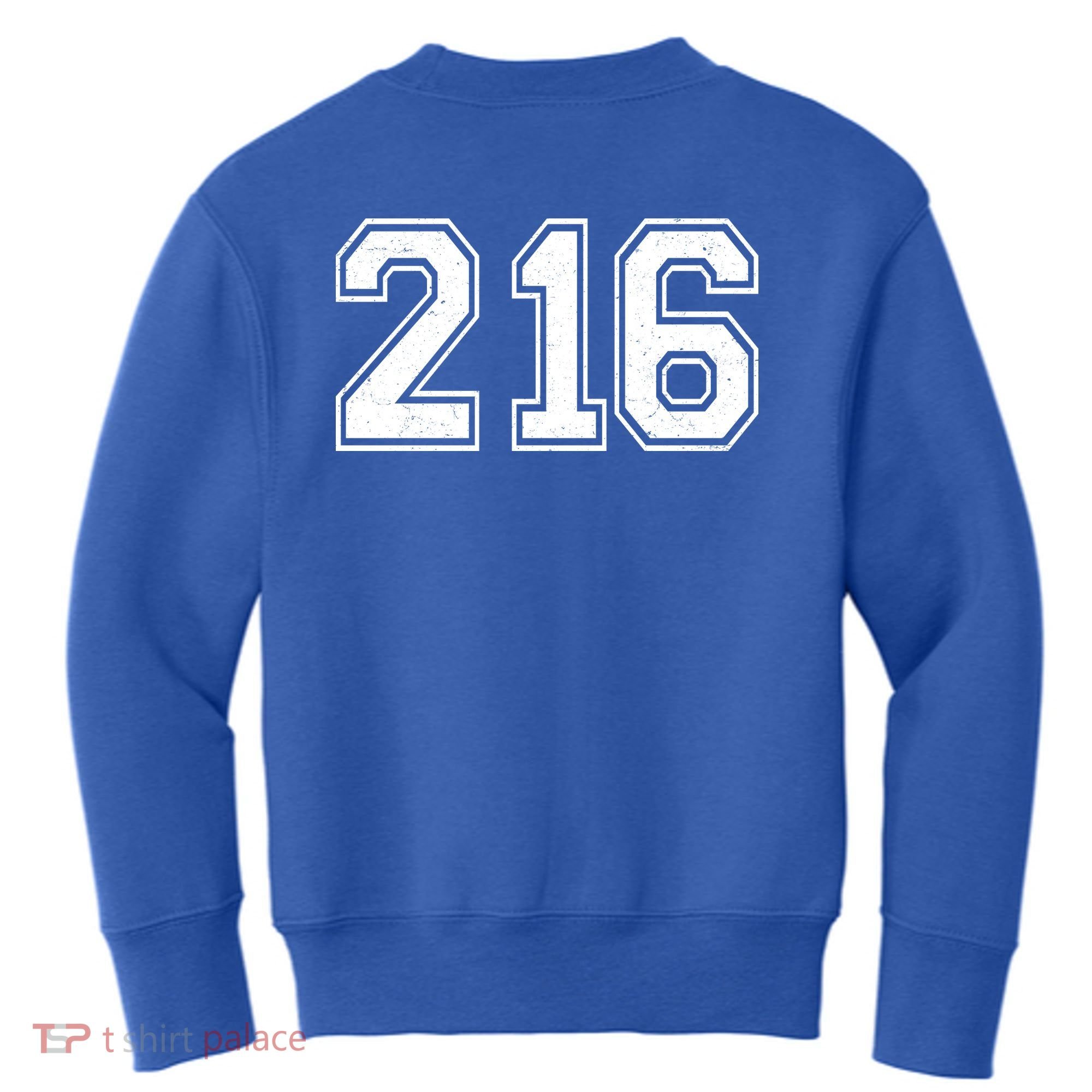 Cleveland Ohio Area Code 216 Front And Back Kids Sweatshirt