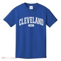 Cleveland Ohio Area Code 216 Front And Back Kids T-Shirt thumb 0