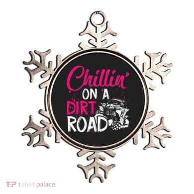 Chillin On A Dirt Road Side By Side Utv Ornament