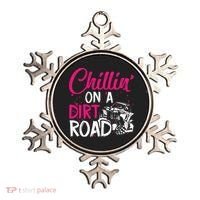 Chillin On A Dirt Road Side By Side Utv Ornament thumb 0