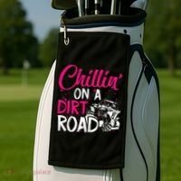 Chillin On A Dirt Road Side By Side Utv Golf Towel thumb 2