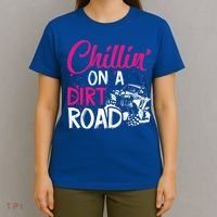 Chillin On A Dirt Road Side By Side Utv T-Shirt thumb 4