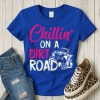 Chillin On A Dirt Road Side By Side Utv Women's T-Shirt thumb 3