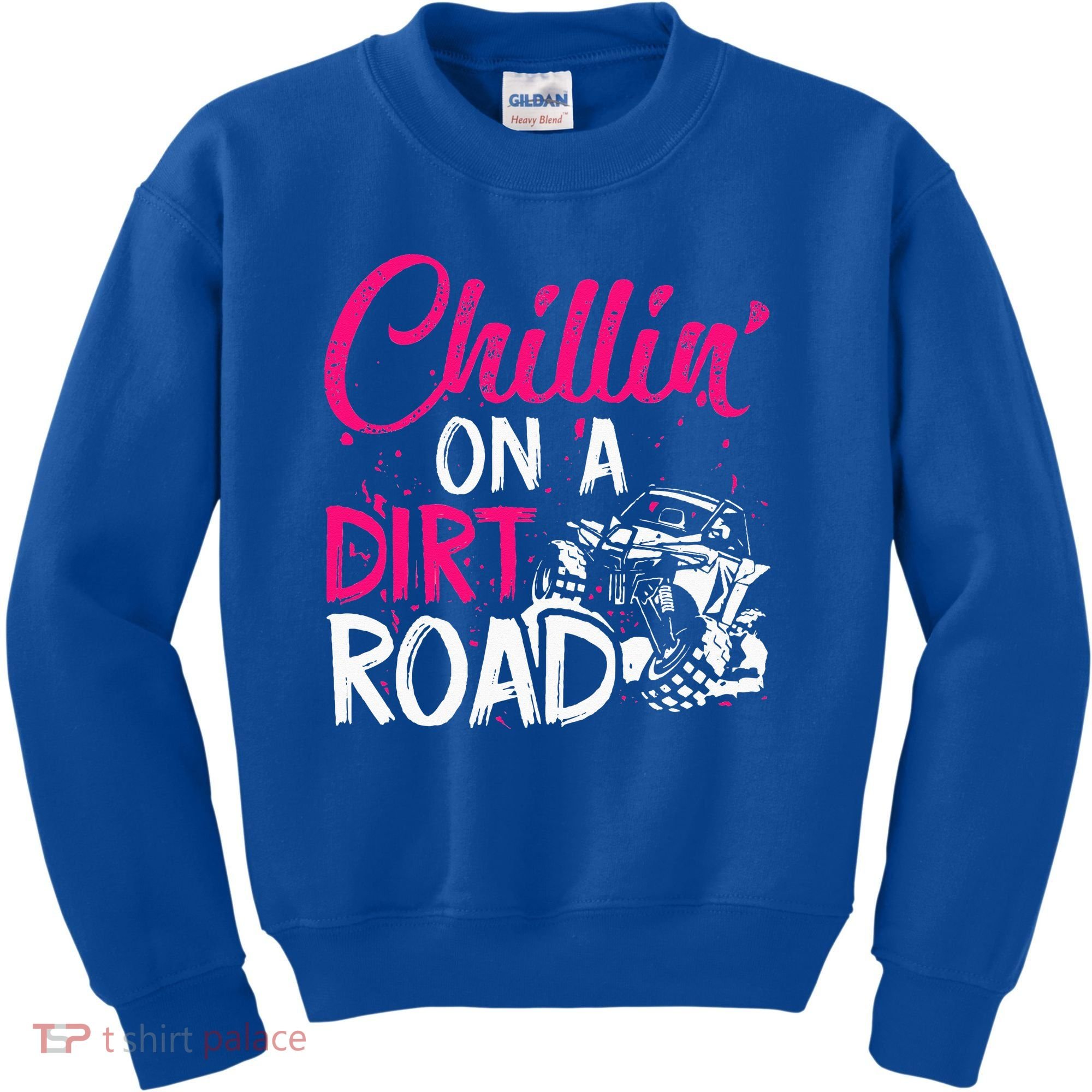 Chillin On A Dirt Road Side By Side Utv Kids Sweatshirt