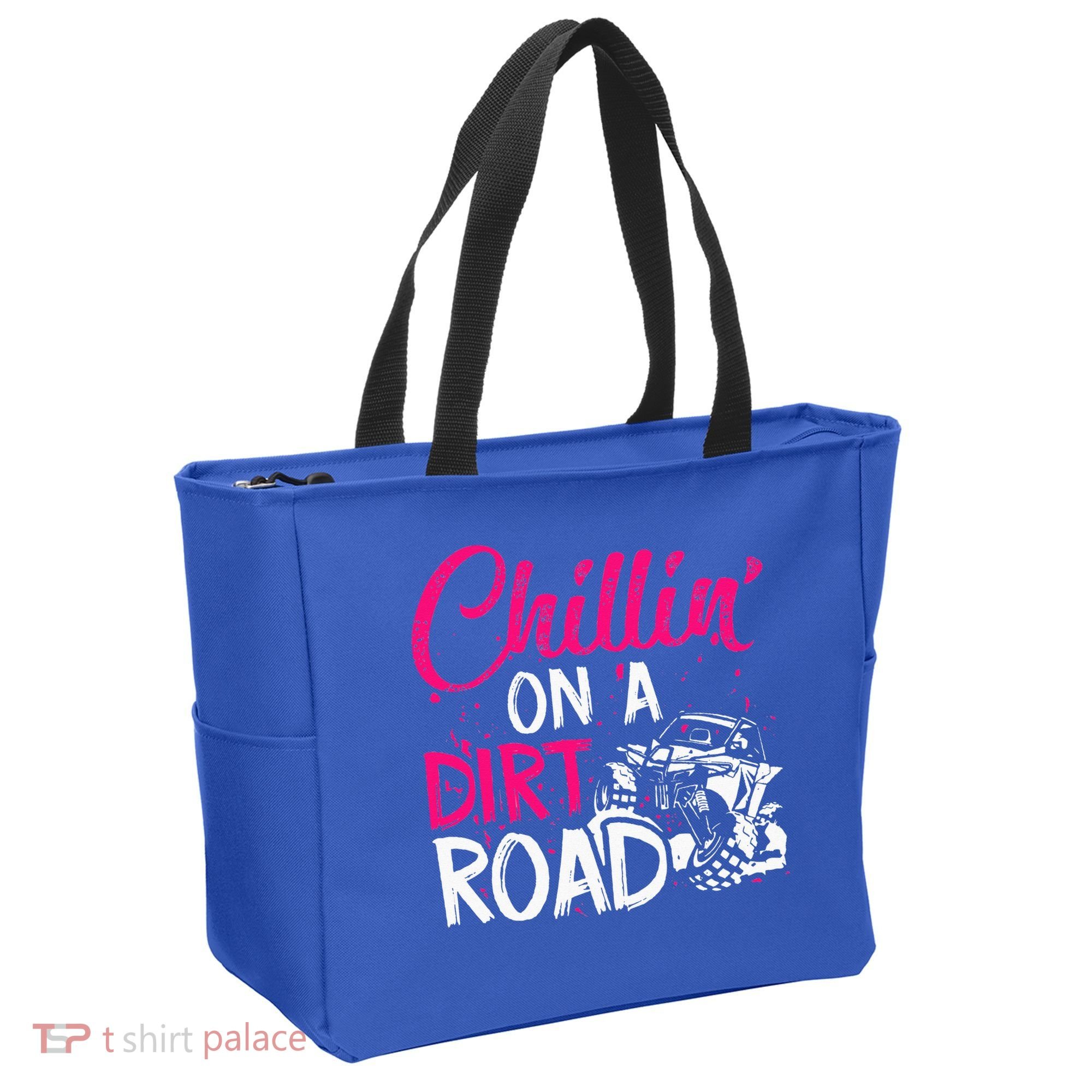 Chillin On A Dirt Road Side By Side Utv Tote Bag