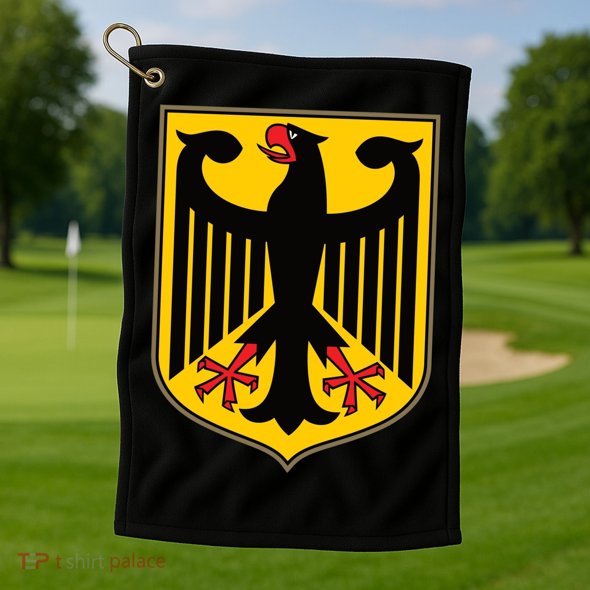Coat Of Arms Of Germany | German Eagle Golf Towel
