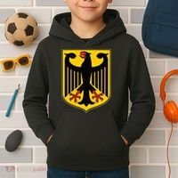 Coat Of Arms Of Germany | German Eagle Kids Hoodie thumb 2
