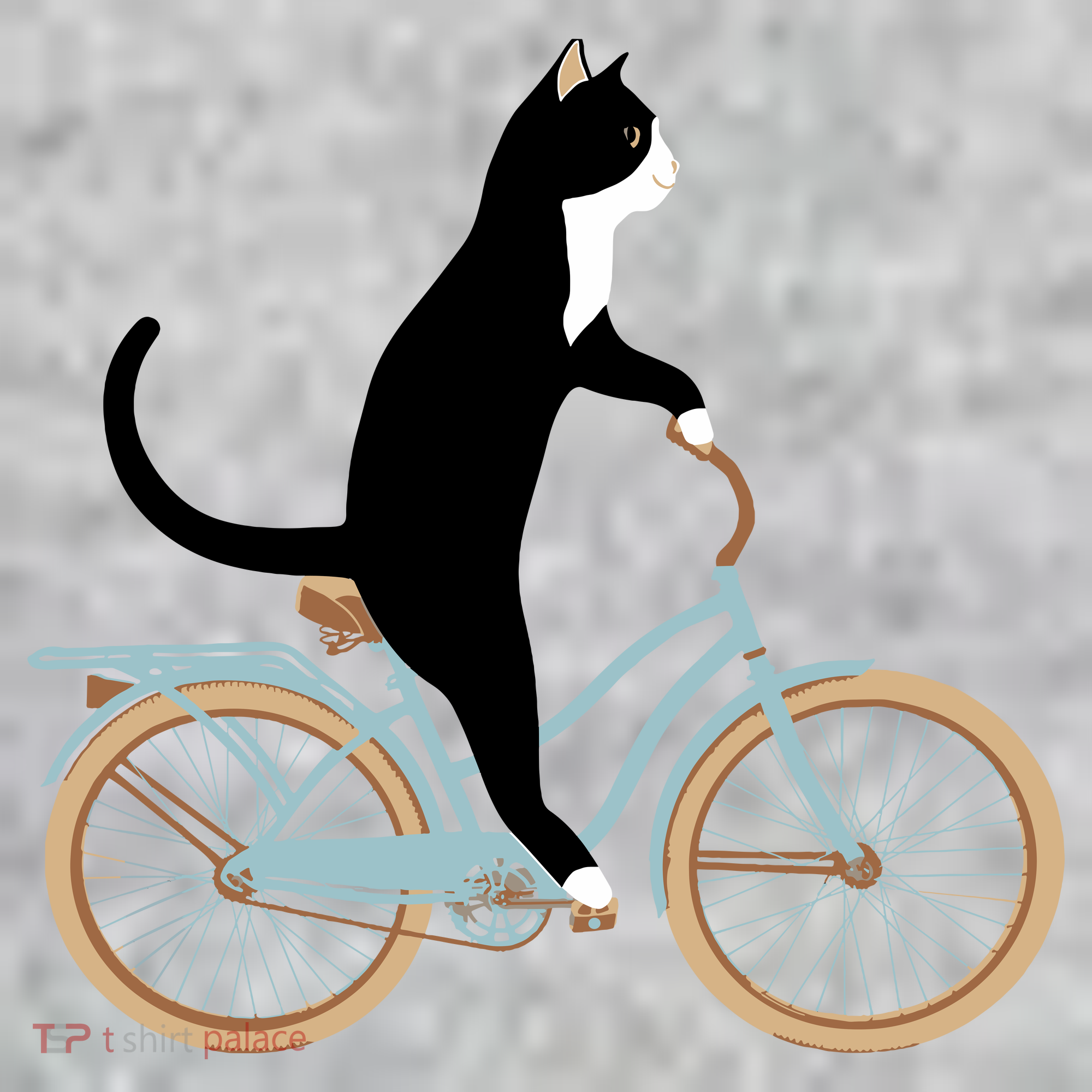 Cat On A Bike Funny Sweatshirt