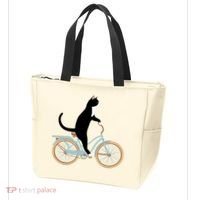 Cat On A Bike Funny Tote Bag thumb 3