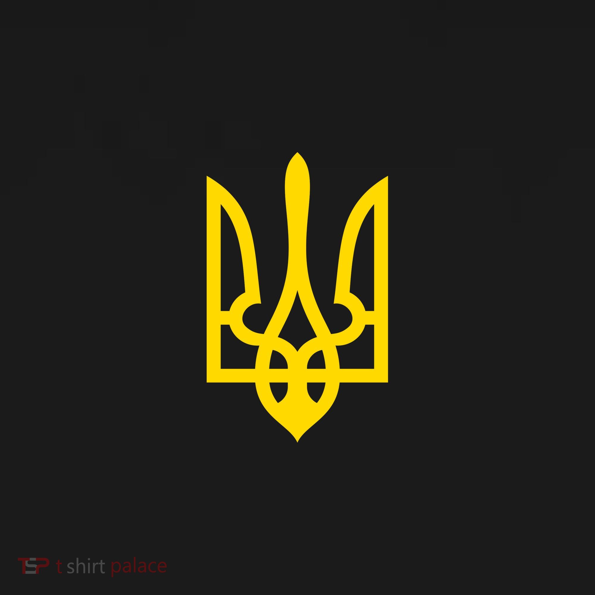 Coat Of Arms Of Ukraine Emblem Small Chest Print Women's Hoodie