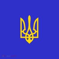 Coat Of Arms Of Ukraine Emblem Small Chest Print T-Shirt thumb 7