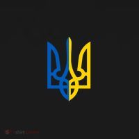 Coat Of Arms Of Ukraine Emblem Chest Print T-Shirt thumb 7