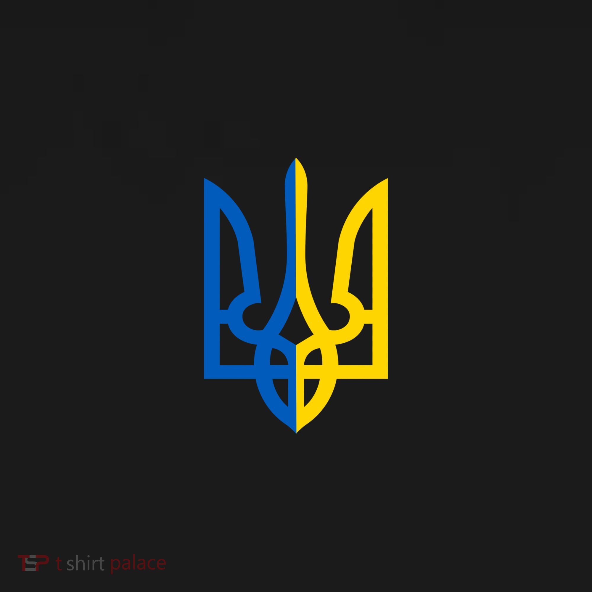 Coat Of Arms Of Ukraine Emblem Chest Print Women's Hoodie