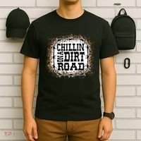 Chillin On A Dirt Road Country Music T-Shirt thumb 6