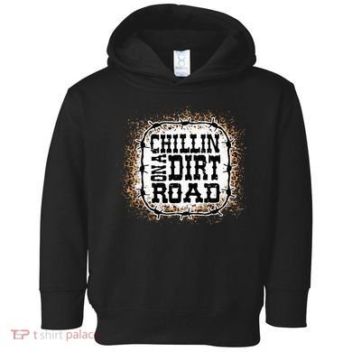Chillin On A Dirt Road Country Music Toddler Hoodie