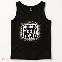 Chillin On A Dirt Road Country Music Tank Top thumb 2