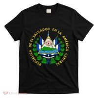Coat Of Arms Of El Salvador Salvadoran T-Shirt thumb 0