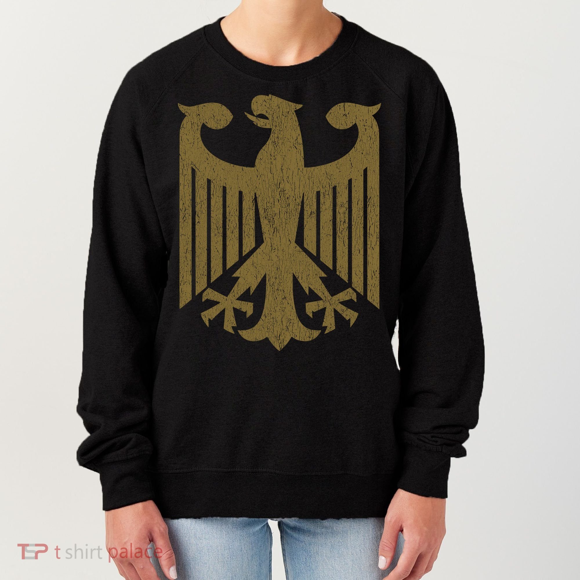 Coat Of Arms Germany | German Eagle Gold Souvenir Women's Sweatshirt