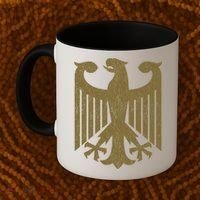 Coat Of Arms Germany | German Eagle Gold Souvenir Coffee Mug thumb 2