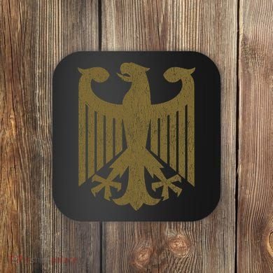 Coat Of Arms Germany | German Eagle Gold Souvenir Coaster