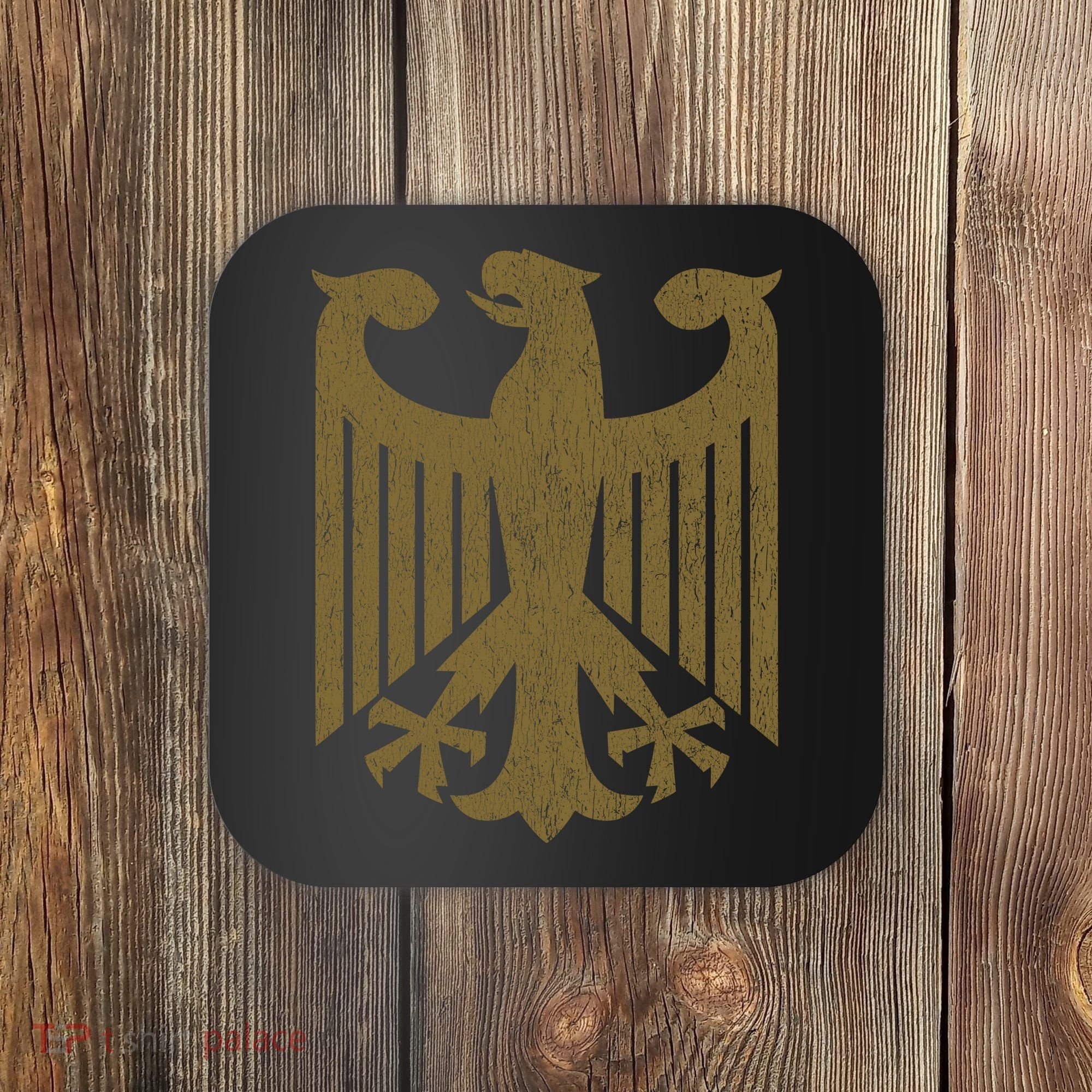 Coat Of Arms Germany | German Eagle Gold Souvenir Coaster